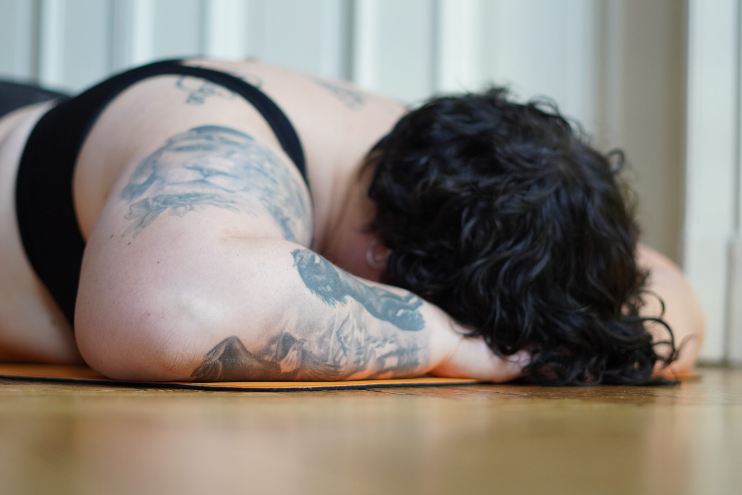 Krissy Yoga vor Ort